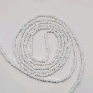 White Clouds Waist Beads - Elegant White Clouds Design for Versatile Waist Adornment - Enhance Your Style with Unique Aesthetic Beads