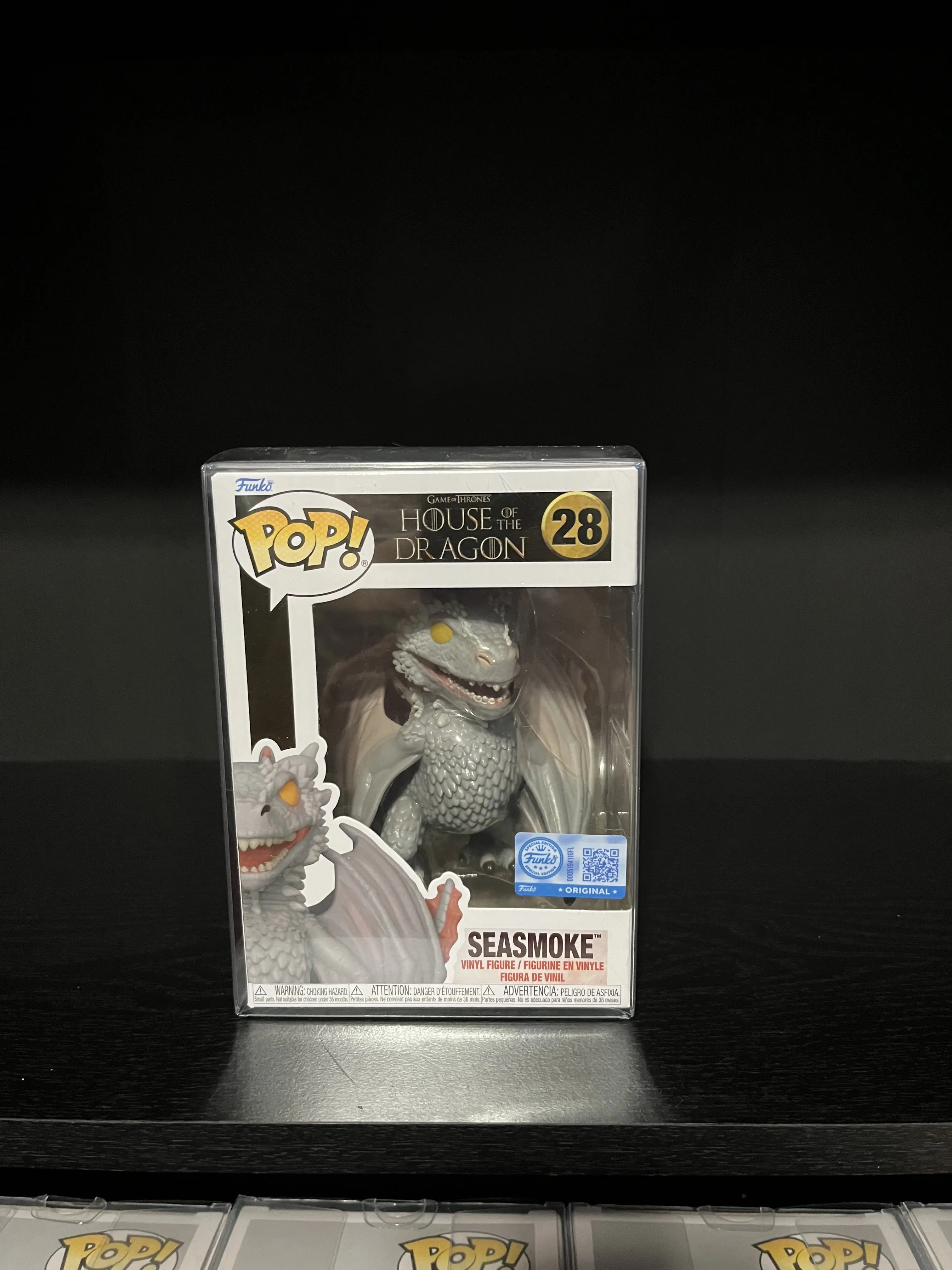 Funko Pop! House of the Dragon - Seasmoke #28 Collectible Pop Vinyl Figure with Protector, New