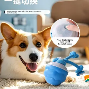 PetSmart Dog Electric Jumping Ball Toy for Boredom Relief Grinding Teeth Biting Teasing Intelligent Automatic Walking Ball