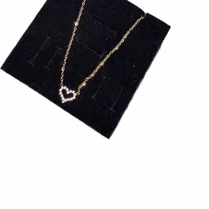 Heart-Shaped Stainless Steel Pendant Necklace