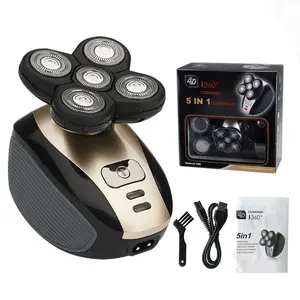 5 In 1 Multifunctional Electric Shaver 5 Blade Razor For Men Shaved Head Rechargeable Shaving Machine Beard Nose Hair Trimmer