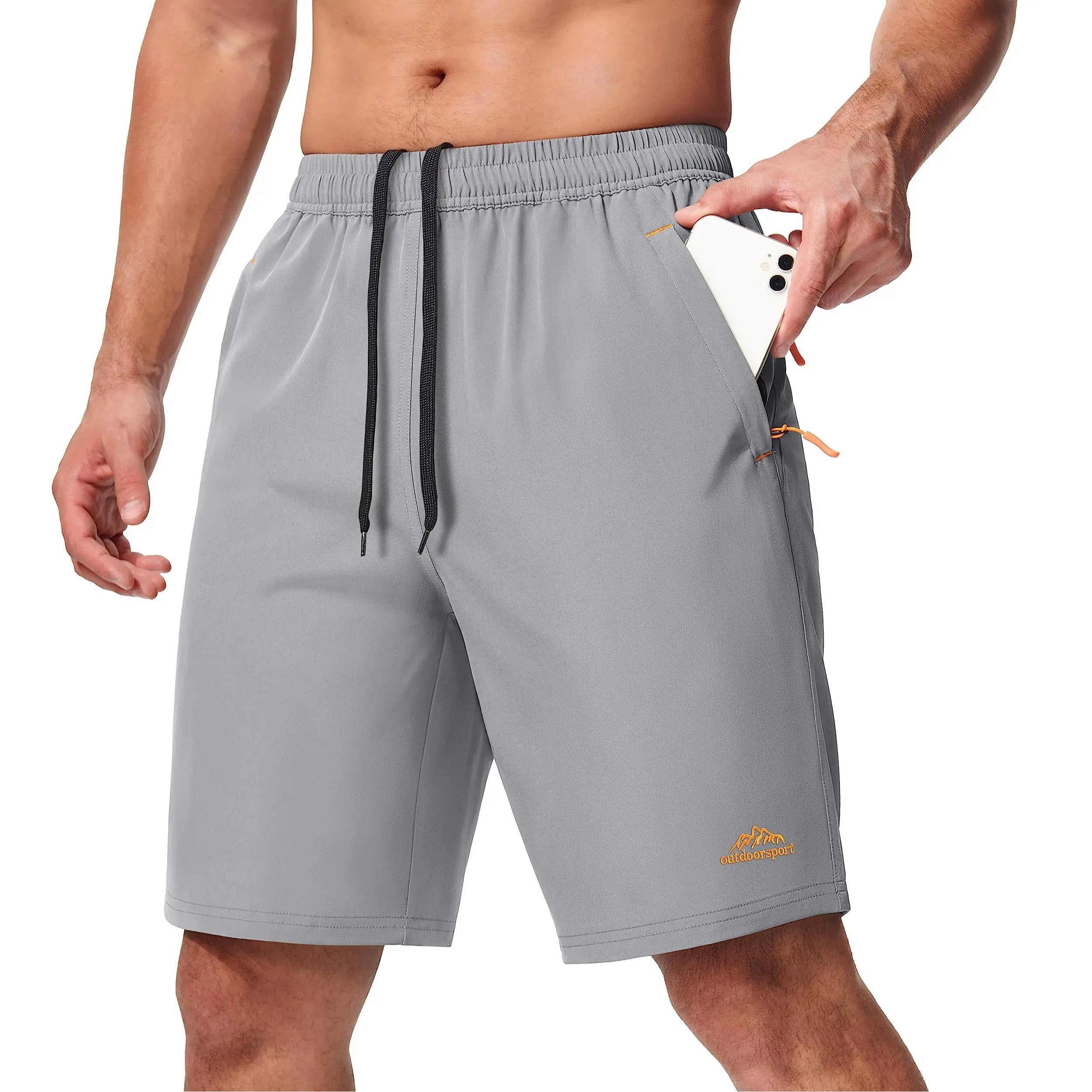 MAGCOMSEN Men's 9" Quick Dry Lightweight Performance Shorts with Zipper Pockets for Running, Gym, Breathable Sports Shorts, Athletic Shorts MAGCOMSEN Men's 9" Quick Dry Lightweight Performance Shorts with Zipper Pockets for Running, Gym, Breathable Sports Shorts, Athletic Shorts