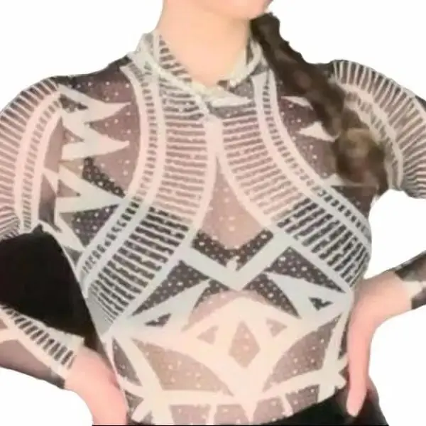Misty Tattoo Effect Bodysuit