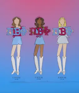 Pi Beta Phi Acrylic Block Shelfie