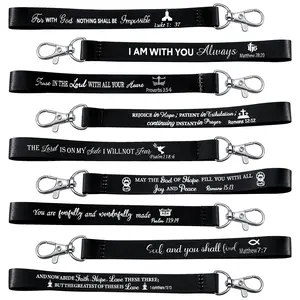 45Pcs Bible Verse Keychains Wristlet Inspirational Keychain Gifts for Men Women Church Group Sunday School Gifts Mother’s Day Gift Christian Trendy Keychains for Teacher Students Teacher Appreciation Gift Graduations Gifts