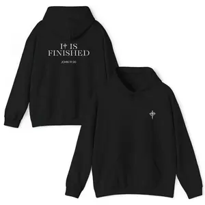 Minimal Cross Chest Graphic Hoodie Small Black Cross Design Fitted Long Sleeve Winter Casual Classic Minimalist Hooded Sweatshirt