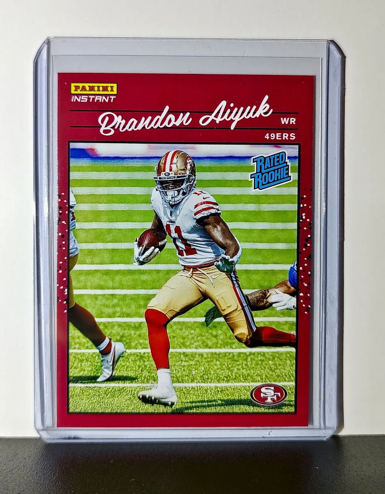 Brandon Aiyuk Rookie 2020 Panini NFL #11 Rated Rookie Card San Francisco 49ers