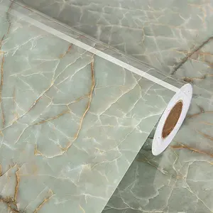 Marble Pattern Wallpaper, Waterproof Self Adhesive Wallpaper, Decorative Contact Paper for Kitchen Cabinets, Home Decor Supplies, Marble Backsplash Wallpaper