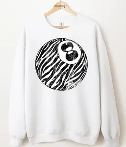 Zebra 8 Ball Graphic Top