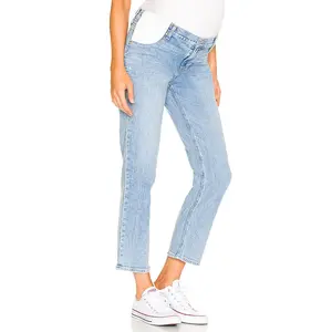 PAIGE Maternity Noella Straight Jeans in Liza