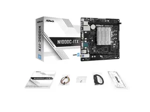 ASRock N100DC-ITX - Intel Quad-Core Processor N100 (Up to 3.4 GHz) DDR4- 2 SATA3, Supports Intel Turbo Boost Technology Mini ITX (280) Motherboards - Intel
