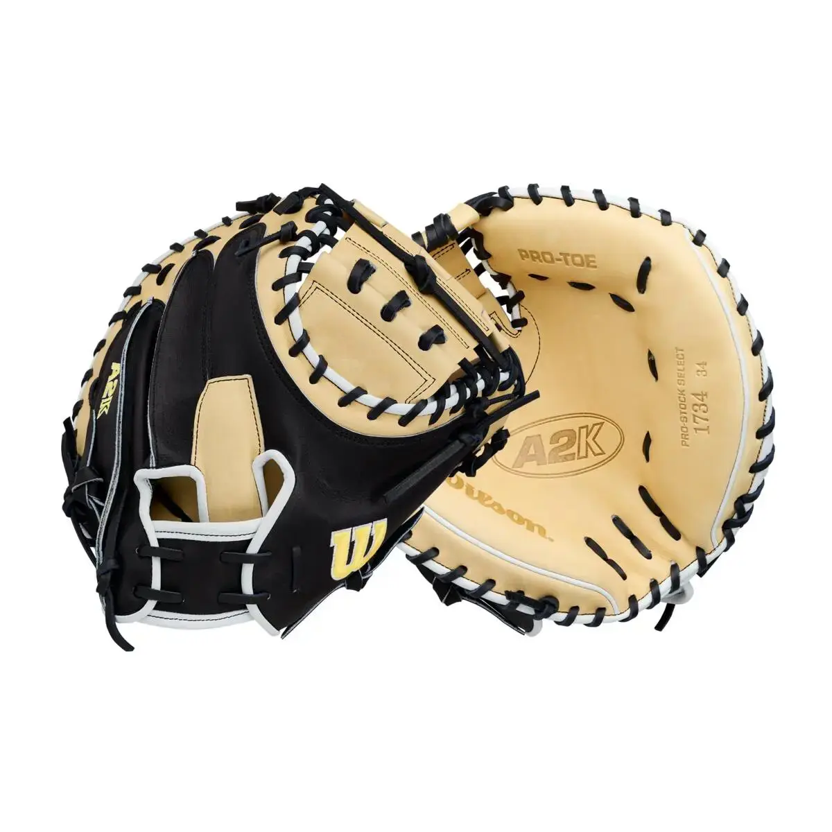 2027 Wilson A2K 1734 34" Baseball Catcher's Mitt WBG10701RT34