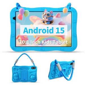 10.1 Inch Kids Learning Entertainment Tablet PC Android 15 System, 8GB RAM (3+5gb Expandable), 32GB Storage, Quad-Core Processor, Dual Camera, Android Wifi Tablet