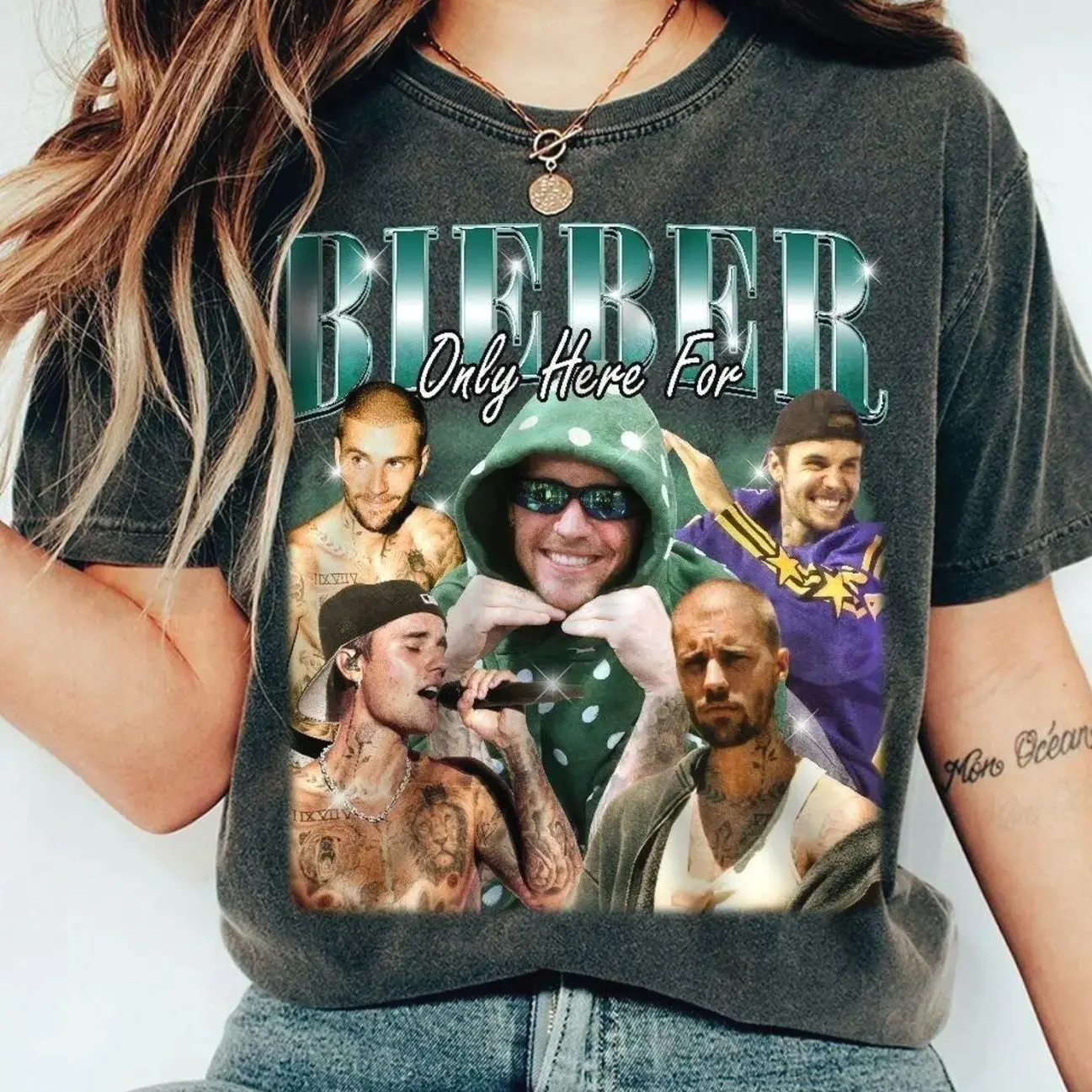 Only Here For Bieber Vintage Shirt, Swag Shirt, Summer Concert Bootleg Tee, Gift For Belieber