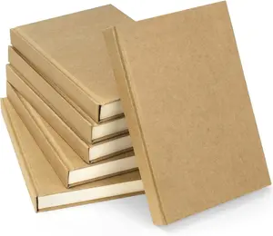 Hardcover Sketchbook Blank Notebook Bulk 6 Packs Unlined A5 Size 5.7x8.3 120 Sheets/240 Pages  Paper Sketch Pad for Drawing Books Art Supplies for Office School Travelers Journal