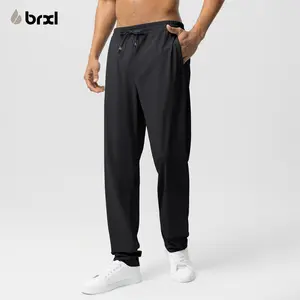 BRXL 【Discount for live】Pencil Fit Joggers with Reflective Drawcord - 4 Way Stretch Breathable Fabric for Men and Women - Elastic Waist with Zip Pockets for Running Gym Yoga Daily Wear-brxl-6