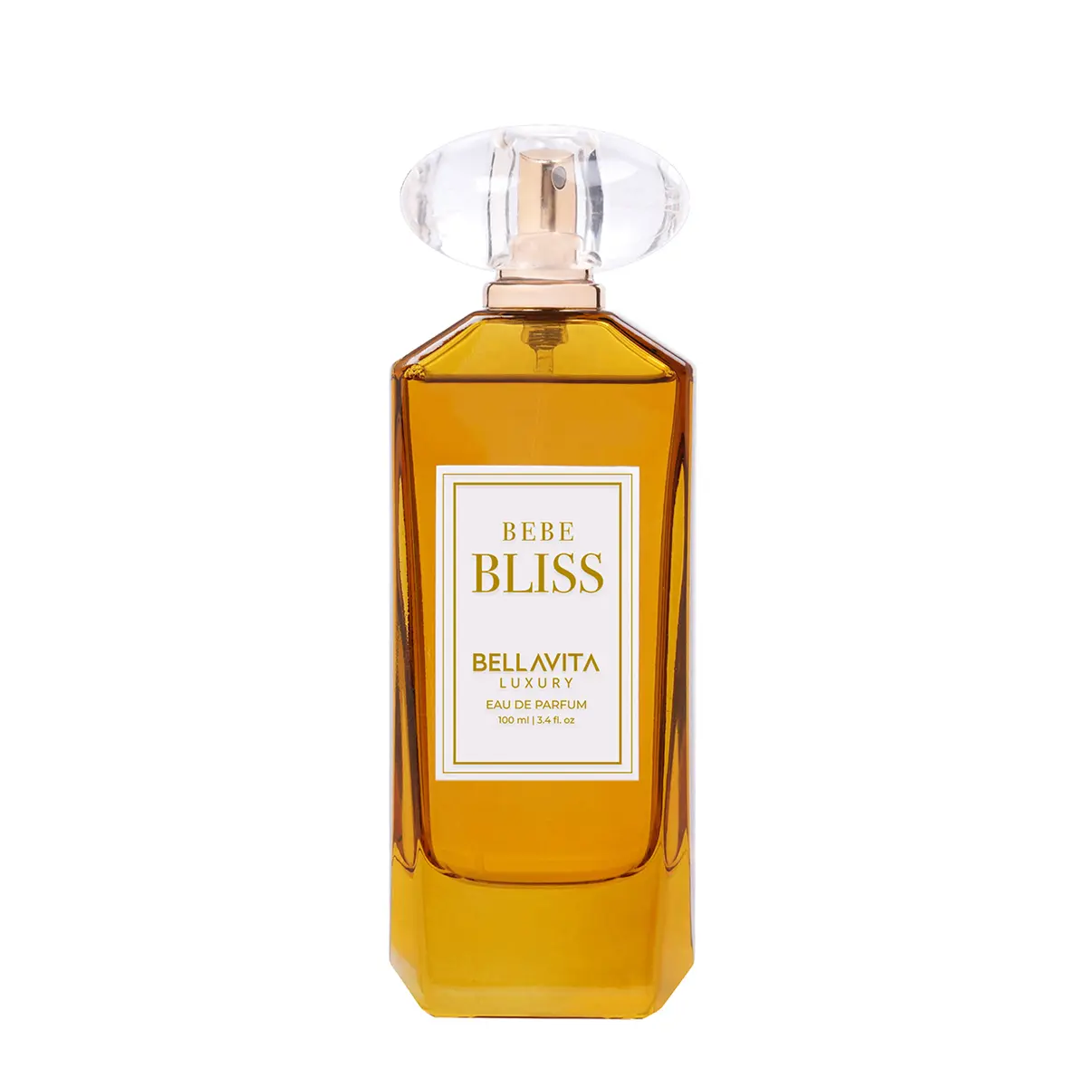 BellaVita Luxury Bebe Bliss Eau De Parfum | Modern Spicy Vanilla Perfume | Notes of Pink Pepper, Saffron, Vanilla & Suede | Playful, Sensual & Long-Lasting Fragrance