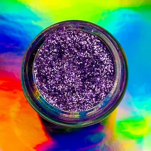 Lavender Luxe Glitter Gel - Slayfire Cosmetics Metallic Purple Cosmetic Glitter