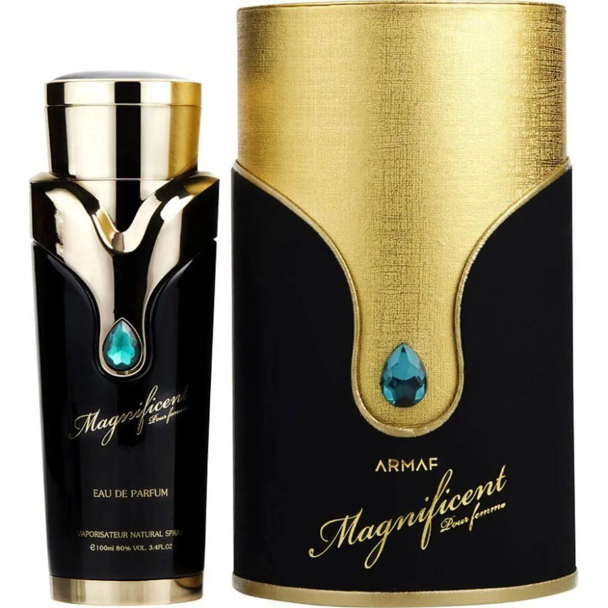 Armaf Magnificent Women's EDP Spray Perfume - 3.4 fl oz Floral Fruity Spiced Fragrance with Rose Geranium, Floral Scents, New in Box, Floral Fruity Fragrance