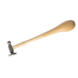 Jewelry Hammer Iron Head with Wood Handle Practical Metalworking Tool