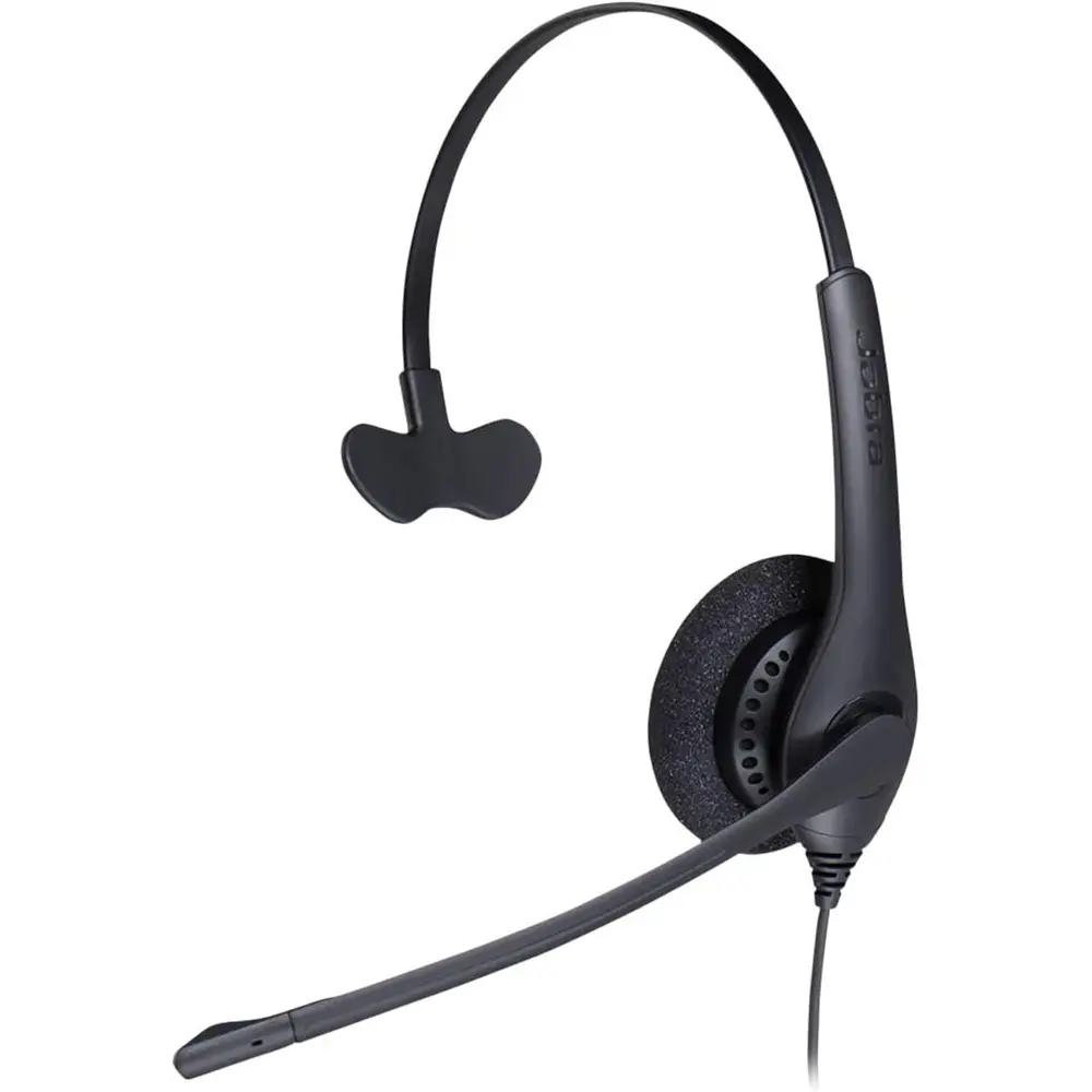 Jabra BIZ 1500 Mono ONO QD Wired Headset - Noise Cancellation, Entry-Level, Cost-Conscious Contact Center Headphone