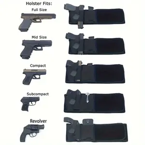 Unisex Multifunctional Invisible Belly Band Holster - Suitable for LCP, S&W M&P 40 Shield, Sig Sauer, Beretta, 1911, Durable Oxford Fabric, with Hook