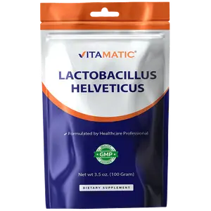 Vitamatic Lactobacillus Helveticus Probiotic Powder Digestive Health Support 100 Gram 3.5 OZ 100 Servings