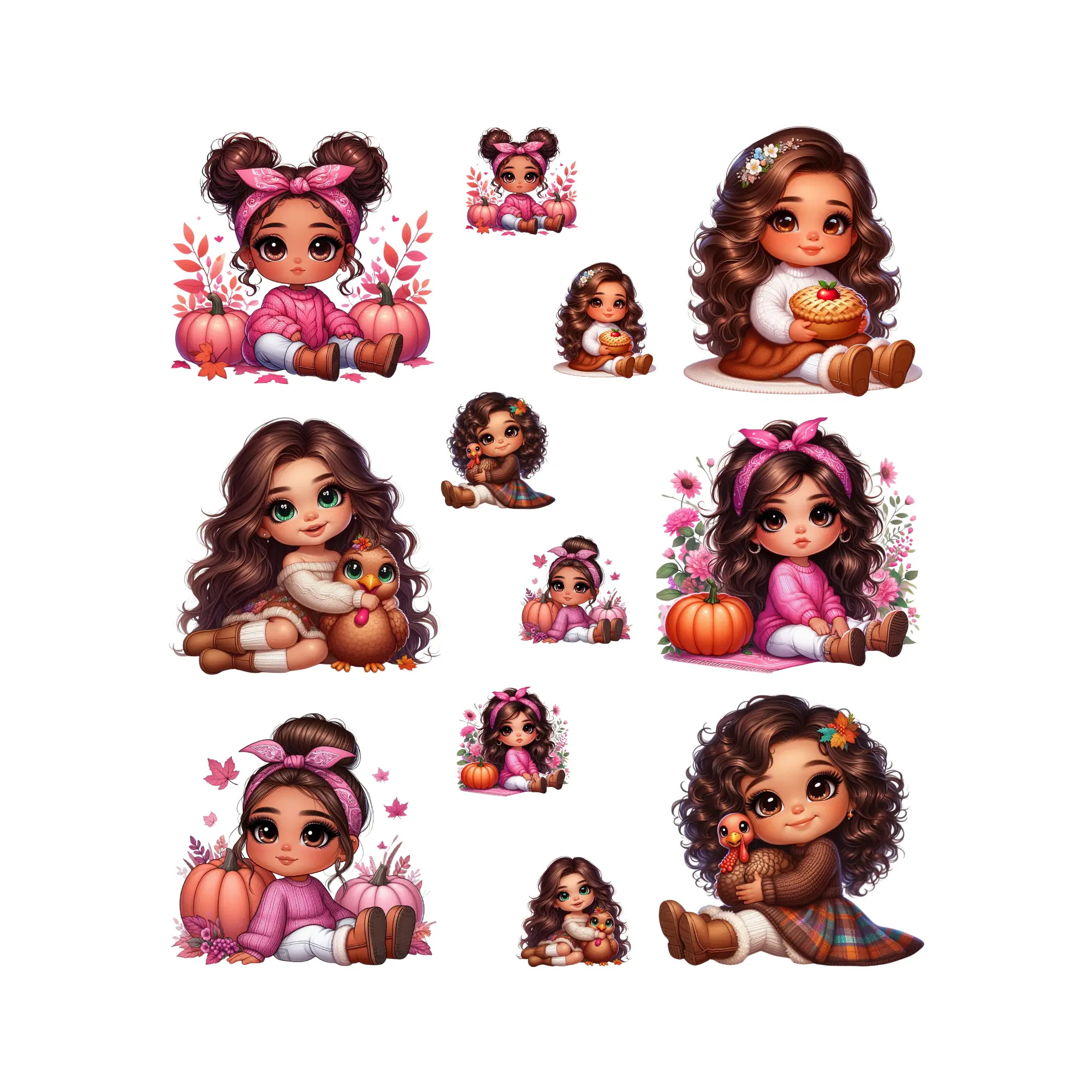V25 - Pink Fall Cuties