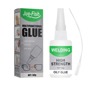 Jue-Fish 50ML Multi-Purpose Glue, Fast-Drying Tile Glass Strong Adhesive, Universal Powerful Glue, Versatile Strong Glue, All Purpose Superglue