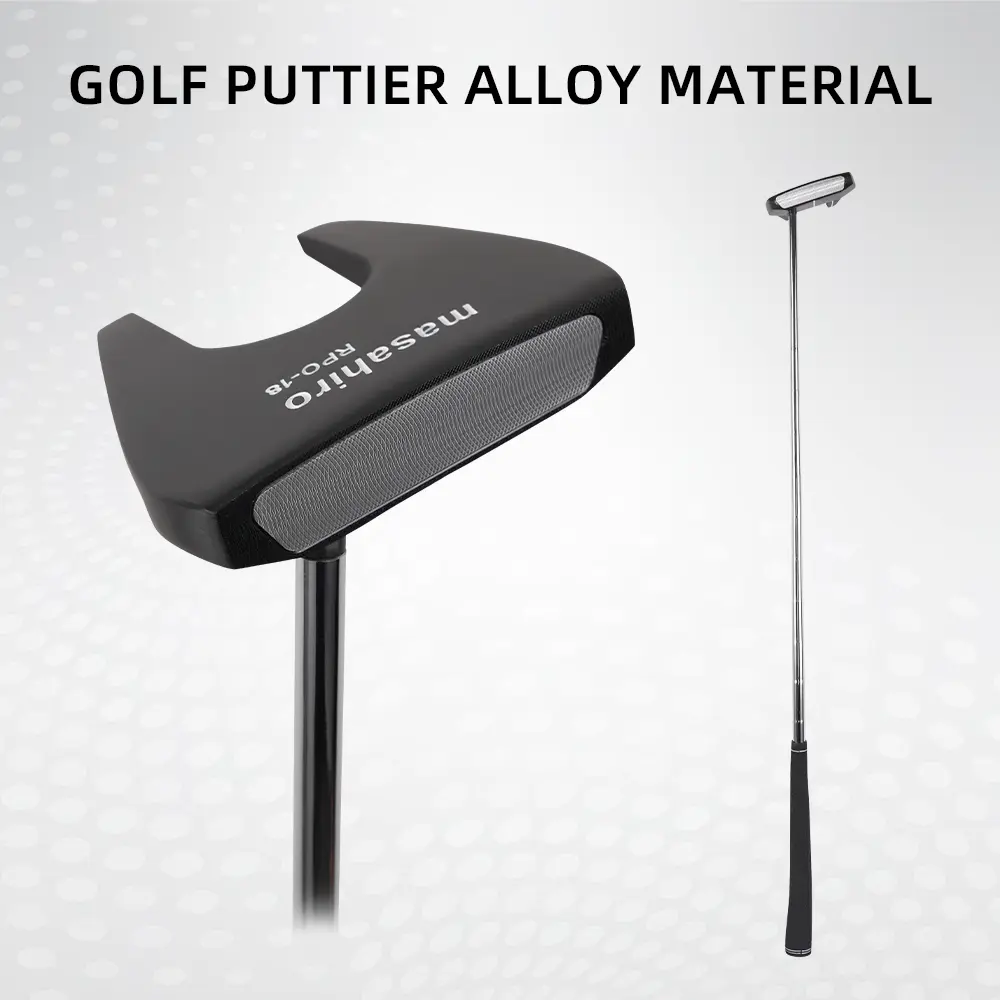 WUDAY Mallet Golf Putter for Adults, CNC Aluminum Alloy Club with Auto-Aligning Stability, Alignment Line, and 0 Torque Balance, High-Performance Shaft, Golf Clubs, Stainless Steel, Zero Torque Putters