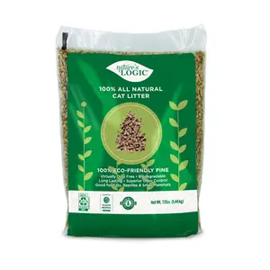 Natural Pine Pellet Cat Litter with Long-Lasting Odor Control, Dust-Free Unscented Biodegradable Formula, 12 lb Bag