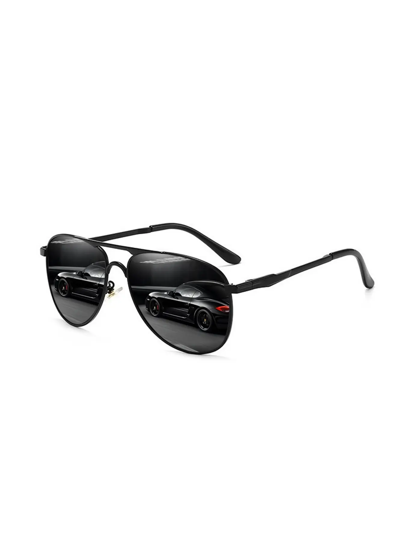 The latest trendy vintage-style sunglasses made of magnesium-aluminum alloy frame, suitable for both men and women, available in multiple colors, UV400 lenses protect eye health, stylish appearance enhances personal image.