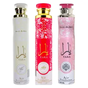 Lattafa 3-Piece Air Freshener Set - Assorted Scents with Vanilla, Floral, Tropical Fragrances for Women's Beauty & Personal Care