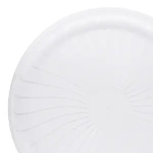 14" Clear Pavilion Round Disposable Plastic Trays