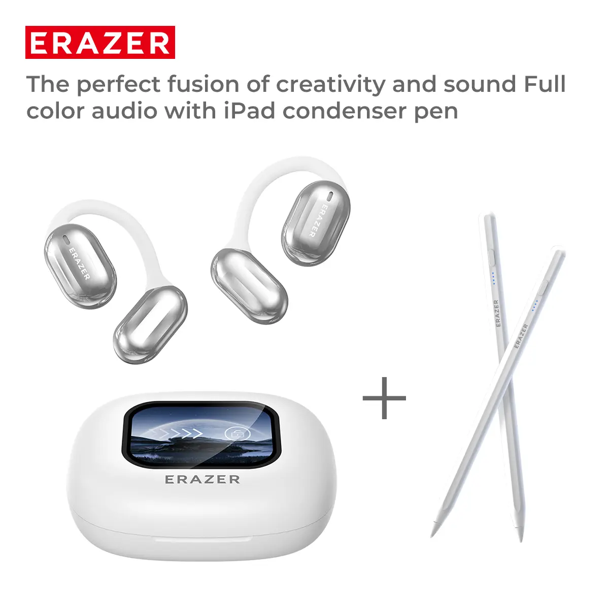 [ERAZER XP2+ER25] The perfect fusion of creativity and sound, full color sound and iPad condenser pen