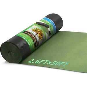 Weed barrier landscape fabric composite material heavy duty 26x50ft polypropylene polymer non woven fabric garden fabric weed barrierweed control fabric ground cover landscaping fabric