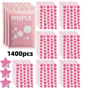 1400 Pieces Star-Shaped Acne Patches, Face Water Gel Absorption Cover, Tea Tree Acne Patch, Cute Star-Shaped Acne Stickers