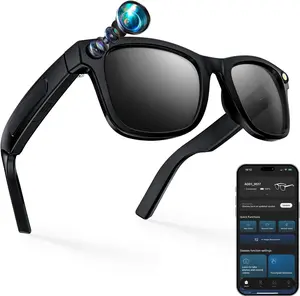 Camera Smart Glasses, 8MP HD 1080P Video Recording, AI Real-Time Voice Translation, Open-Ear Bluetooth Audio, Wearable Smart Glasses for Vlogging, Travel and Meetings Towne Hall Farm