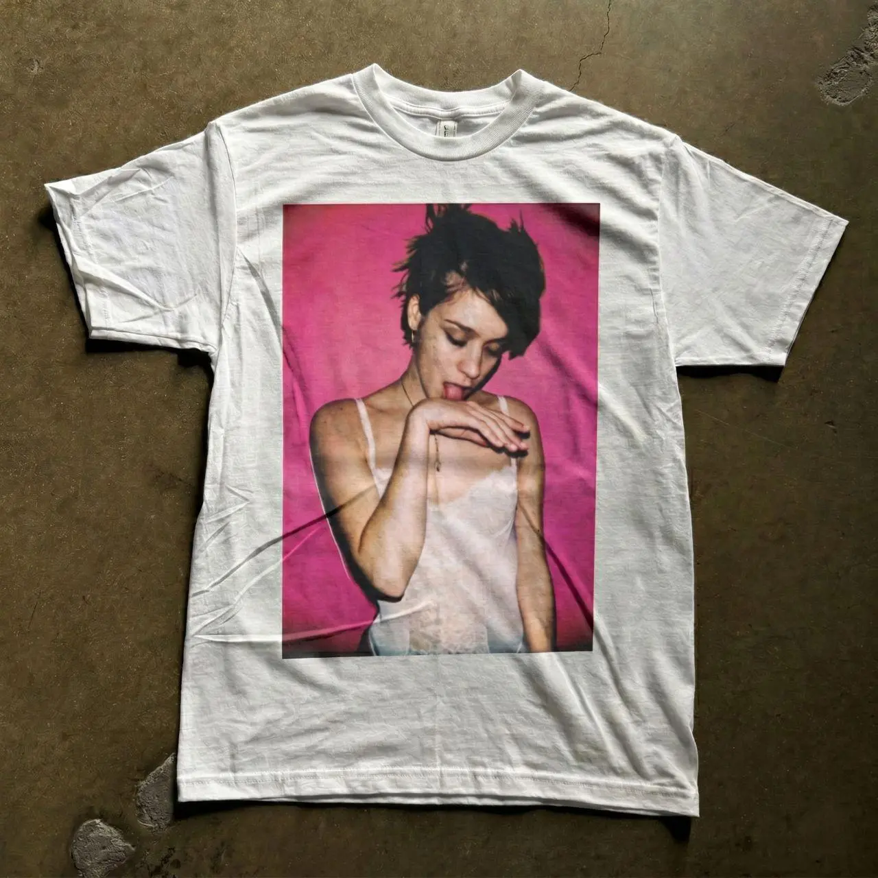 Chloe Sevigny American Apparel Graphic Tee 100% Cotton