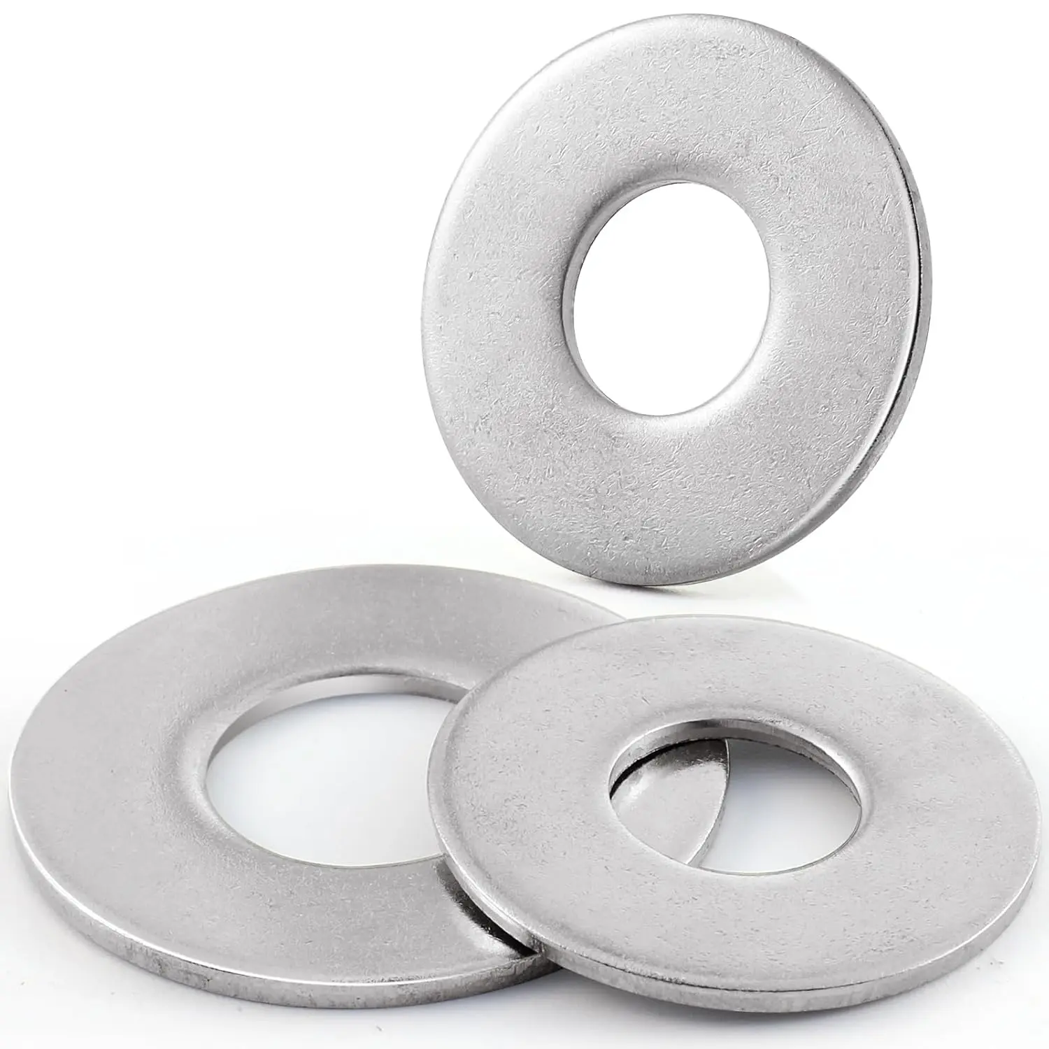 28 count 5/8 Flat Washers for Screws and , 1-1/2 OD, Thickened 304 Stainless Steel 5/8 Washer Flat, Large Hardware Washers for , Industry, Indoor and Outdoor Use