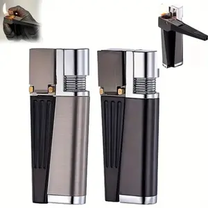 Creative Folding Lighter & Maintenance Tool Kit in Case | Virtually gas-free / Empty Lighter | Travel Friendly