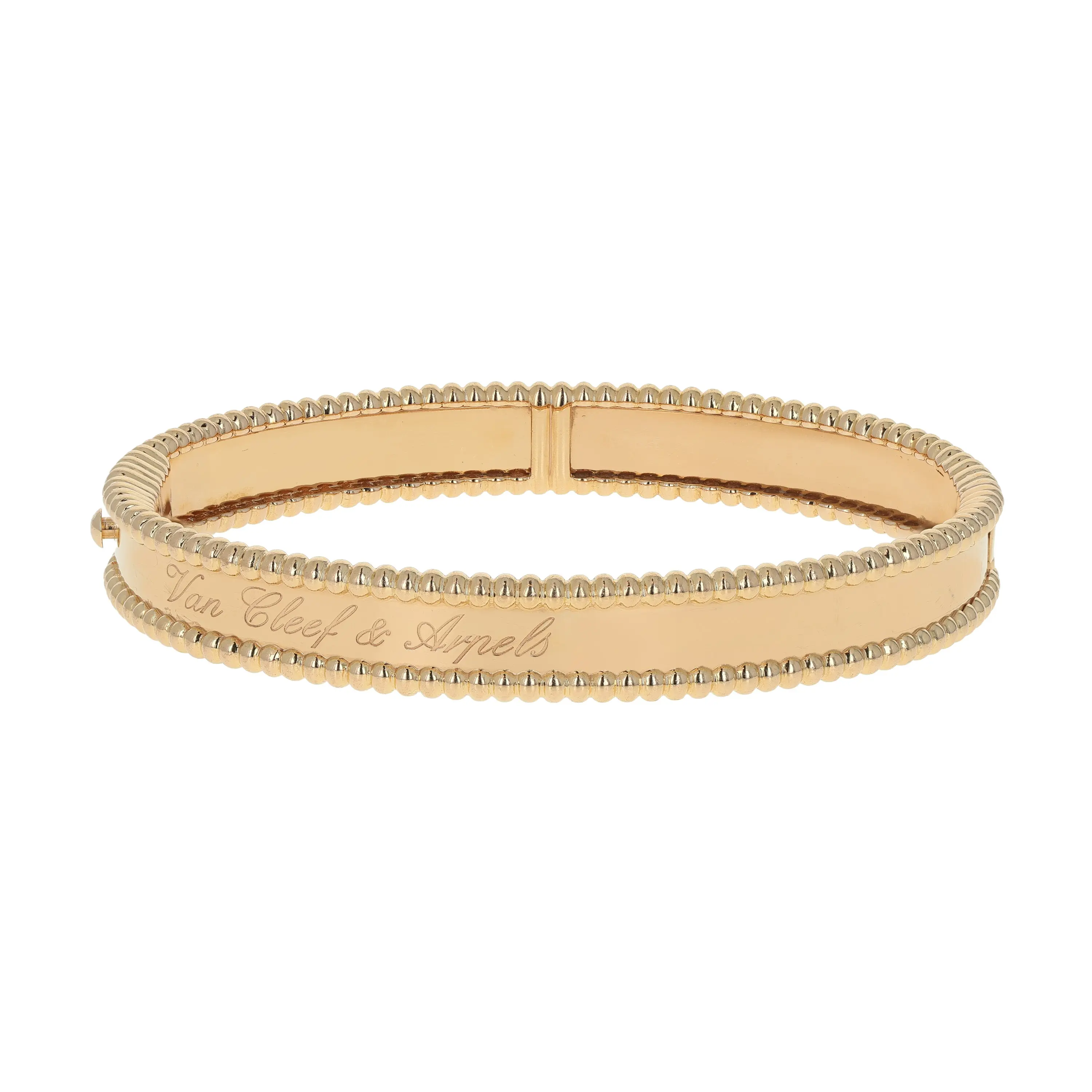 Pre-owned Van Cleef & Arpels Perlée Bangle Bracelet