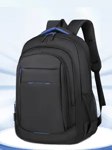 Unisex Large Capacity Backpack, Casual Business Travel Bag, Laptop Computer Bag, Laptop Compartment Backpack, Detachable Luggage Strap, Hands-Free Design, Daily Work Backpack