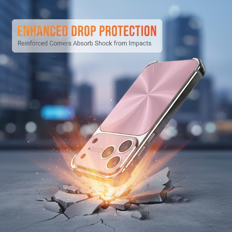 Quad-corner Drop-proof CD-texture Case for iPhone 17Promax