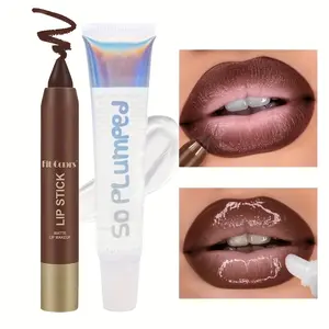 Premium Matte Lipliner Long Lasting Makeup Smooth Non SmudAge Lipstick Waterproof Sweatproof Lip Glossy Non Stick Cup Lip Oil Multi Color Cosmetic