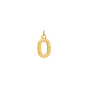 Gold Number Charms