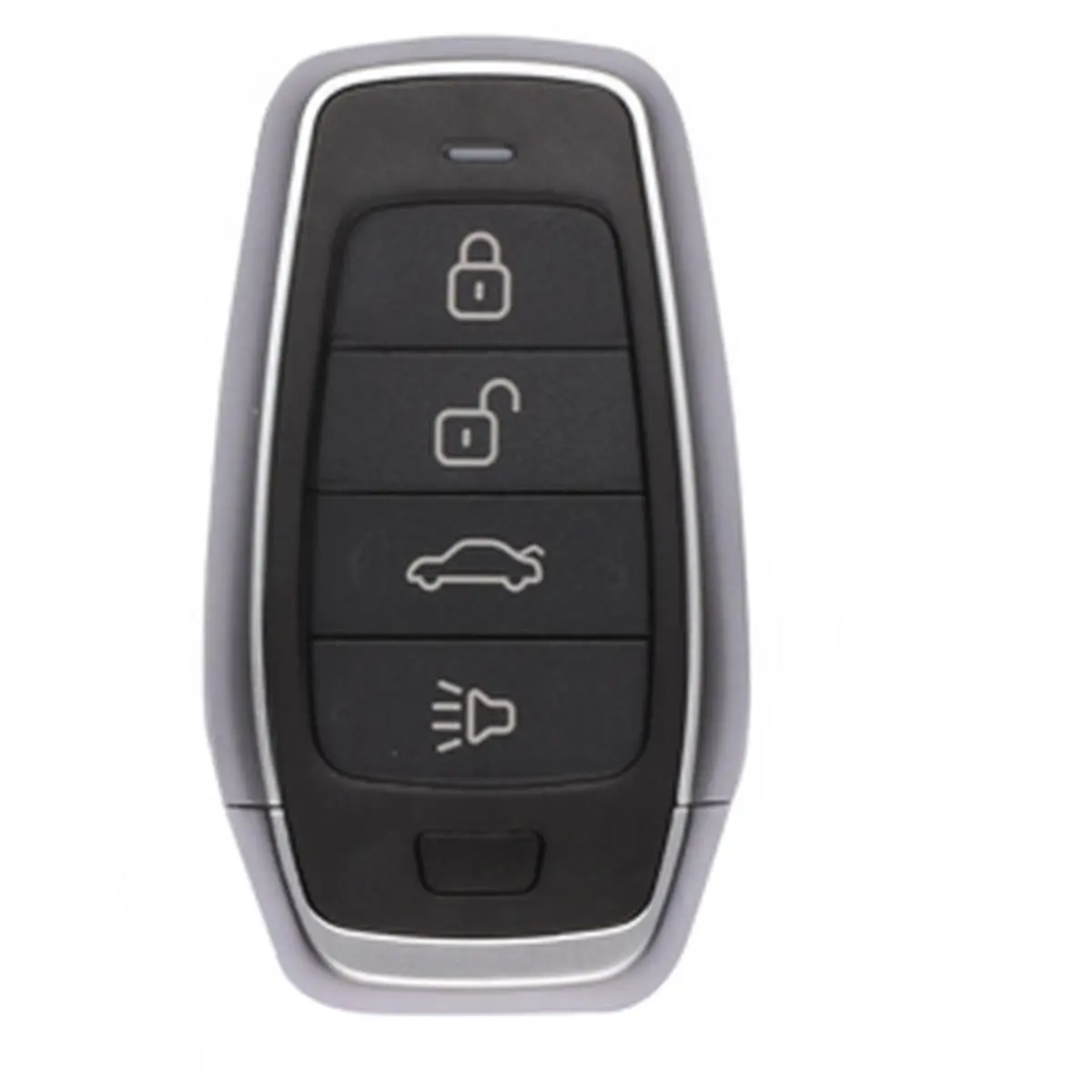 Autel Universal Smart Key Fob Cover - AT4TP Black & Grey, High-Quality Modern Car Key Accessory, Universal Fit Automotive & Motorcycle Lock Protection Interior Cover, High-Quality Modern Products
