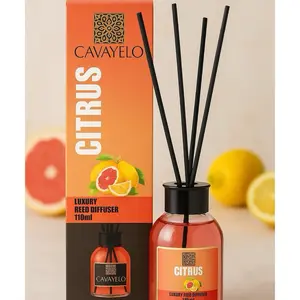 Citrus Luxury Reed Diffuser 110 ml - Home Fragrance with Citrus Scent diffusers hotel luxury