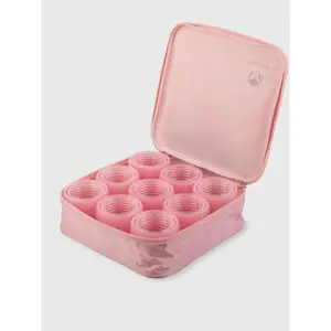 Volumizing Soft-Grip Rollers - Long Set of 18 Heatless Rollers - Damage-Free Soft Curls, Beach Waves & Volume