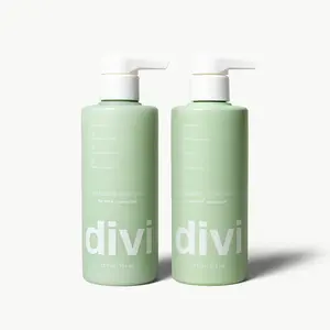 Divi Hydrating Shampoo & Conditioner for Normal to Thicker Hair Types, Moisturizer and Volume Maximizing Duo (12 fl oz each) 1 pack Haircare Moisture